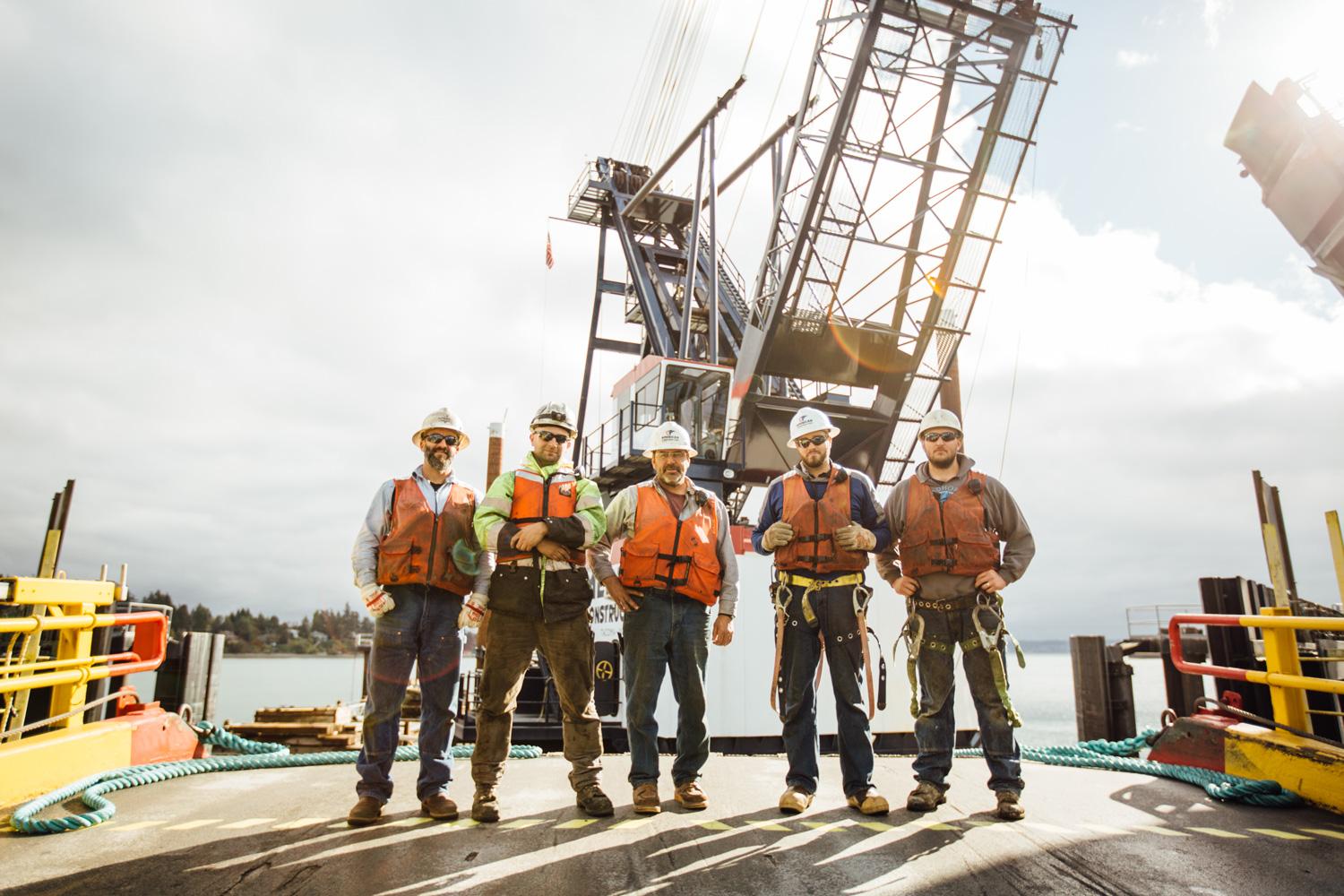 Group photo of American Construction employees